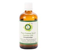 R V Essential Graine de coton pur porteur Huile 50ml (1.69oz) - Gossypium Spp (100% Pur et naturelle pressée à froid) Pure Cotton Seed Carrier Oil