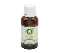 R V Essential Huile Essentielle de Citron Pur 30ml (1.01oz) - Citrus Limonum (100% Pur et naturelle Distillée vapeur) Pure Lemon Essential Oil
