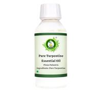 R V Essential Pur Térébenthine Huile essentielle 200ml (6.76oz) - Pinus Palustris (100% Pur et naturelle Distillée vapeur) Pure Turpentine Essential Oil