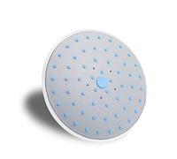 R&Xrenxia Round Top Toit de Pluie Tête de Douche, ABS Gris Tête Douche, Cabine de Douche Pluie Pulvérisateur Salle de Bains 1/2" Connecteur