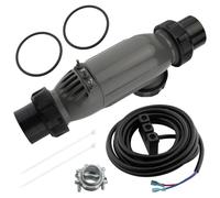 R0452400 PLC1400 Remplacement des cellules salines à 3 ports, jusqu'à 100 | Compatible avec Zodiac Jandy AquaPure PLC1400 PureLink APURE1400, plaques en titane à 14 lames, raccords universels en PVC de