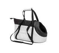 R1 sac de transport pour chien en cuir écologique - blanc