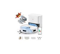 R11 Aspirateur Robot Laveur avec Station, 20000Pa, Station de Vidage Automatique 90 Jours, Navigation LiDAR, WiFi APP 5G/2.4G, Robot Aspirateur Laveur Autonome pour Tapis/Sols/Poils d’Animaux