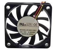 R126010BU 60x60x10mm 12V 0.25A Ventilateur double boule 5000RPM