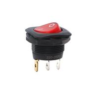 R13-135B STSP rocker switch/ON-OFF 3pins with Red NEON lighter/250V 10A 125V 16A /Amplifier power switch NWPNLXEA