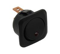 R13-203L-01-BBR-L-1 ROCKER SPST Pos: 2 OFF-ON 25A/12VDC noir LED 12VDC Corps: no