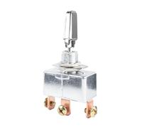 R13-401-103 SPST Interrupteur à bascule 3 broches marche/arrêt 50 A 12 VDC en métal robuste pour voiture, bateau, etc