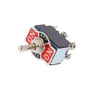 R13-8E-06-HPH Commutateur: à levier Pos: 3 DP3T ON-OFF-ON 20A/12VDC 0-55°C SCI