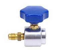R134A Can Tap Valve Remplacement pour 1 4 pouces 1 2 pouces AC Freon Tuyau de charge Auto-scellant en métal R134A Ouverture de réfrigérant Can Tap Valve Alliage