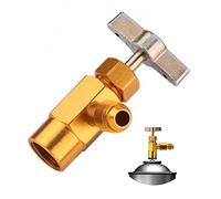 R134A Refrigerant Adaptateurs 1/4" Adaptateur de Filetage SAE R-134 AC Robinet de Réfrigérant 1/2" Acme Valve Thread Tool Ouvre-Bouteille pour Tuyau de Charge de Fréon de Collecteur de Climatiseur