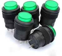 R16-503 16mm 4pin Self-Locking Push Button Switch with Indicator (5 pcs dans un pack, le prix est pour 5 pcs)