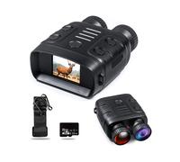 (R18 ADD 32G) Jumelles de vision nocturne 1080P HD 850 nm infrarouge 5X Zoom numérique Télescope Lunettes