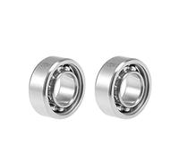 R188 roulement à billes à gorge profonde 1/4 pouce x 1/2 pouce x 3/16 pouces type ouvert roulements en acier chromé 2pcs