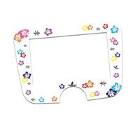 R199 Film de protection d’écran autocollant et décoratif pour robot de cuisine Silvercrest Monsieur Cuisine Smart SKMS 1200 A1/F6, étanche, pour ancien modèle F6, motif 05 hibiscus