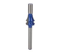 R2 Router Bit 1/4 Inch Shank | Tungsten Carbide Wood Milling Cutter for Wood/Plywood/MDF | High Hardness Blue Coating for Smooth Cuts & Chip Removal