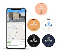 R2 Traceur Intelligent pour Android et iPhone.Mini Balise GPS Bluetooth 5.0.Alternative Samsung AirTag pour Clés Animaux(Blanc)