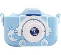 R2Invest Appareil photo numérique pour enfants X5 CAT cat blue