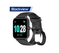 R30 Montre Connectée Femme Homme avec Oxymetre Cardiofréquencemètre Podomètre iP68 Etanche Compatible Android et iOS - Noir