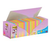 Bloc-note - POST-IT - Z-Notes - Super Sticky - 76 x 76 mm - 24 blocs - Couleurs assorties