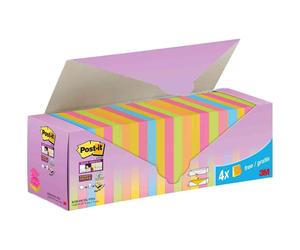 [R330 SSCOL VP24] Post-it Bloc-note Super Sticky Z-Notes, 76 x 76 mm, 20+4