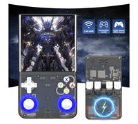 R36 Ultra Console de Jeu Portable Retro Console retrogaming,20000+ Jeux 25 Émulateurs,Écran IPS OCA HD 4 Pouces,Console Portable Système Linux Open Source,Bataille en Ligne WiFi (Noir-128G)