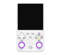 R36 Ultra Rétro Console De Jeu Portable, Rétro Classique Game Support WiFi Multijoueur 4,0 Pouces IPS Oca HD Portable Console De Jeu Portable pour Les Hommes Cadeau De Noël-White||64G