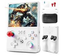 R36Max 2 Console de Jeu rétro Portable, écran IPS HD Extra-Large de 4,5 Pouces, Batterie 4000 mAh, Nouvelle Version améliorée 2026, Lecteur de Jeux vidéo portatif(64G Blanc)