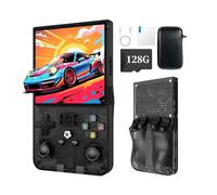 R36MAX Console de Jeu Portable rétro 128 Go - 4K HD Écran IPS 4,0" avec de Nombreux Jeux, système Open Source Linux, Console de Jeu rétro(Noir)