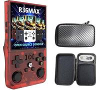 R36Max Console de jeu portable rétro avec 64 Go intégré de plus de 18 000 jeux, rechargeable de 4 000 mAh, prend en charge plus de 30 simulateurs, système Linux, écran IPS de 10,2 cm, poche portable