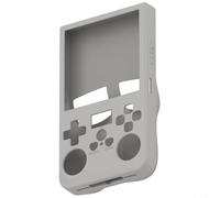 R36MAX Coque rétro pour console de jeu portable en silicone lavable et résistante aux chocs Gris