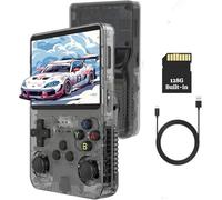 R36S Console de Jeu Portable rétro 128G-Écran IPS de 3,5 Pouces avec 40000+ Jeux Classiques Lecteur de Jeu vidéo Portable Open Source Linux OS avec Batterie 3500mAh