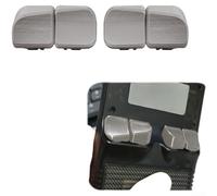 R36S Kit de mise à niveau de boutons d'épaule silencieux pour contrôleur de microinterrupteurs silencieux Design discret pour un jeu rapide Plusieurs couleurs 1,9 x 1,6 x 1,5 cm (gris)