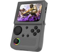 R36T Console de jeu portable rétro, système EmuELEC/Linux, écran IPS de 3,5" avec 64 Go intégré de plus de 18 000 jeux classiques, prend en charge le Wi-Fi 5G, les combats en réseau et la manette sans