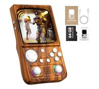 R36TMAX Console de jeu rétro, écran IPS de 4,0", console de jeu portable rétro avec plus de 18 000 jeux classiques, prend en charge les combats en réseau WiFi et OTG, batterie de 4000 mAh, avec étui