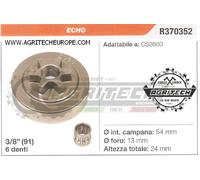 R370352 Oregon Pignon Cloche Embrayage Scie à Chaîne ECHO CS2600 3/8 " 6 Dents