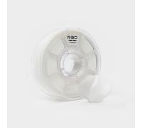 R3D Bobine de filament PLA 3D de 1,75 mm, 0 à 370 mm/s, impression haute vitesse, précision dimensionnelle +/- 0,02 mm, bobine en plastique transparent de 1 kg (Blanc)