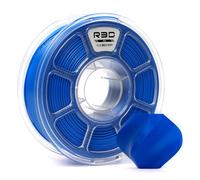 R3D Bobine de filament PLA 3D de 1,75 mm, 0 à 370 mm/s, impression haute vitesse, précision dimensionnelle +/- 0,02 mm, bobine en plastique transparent de 1 kg (bleu foncé)