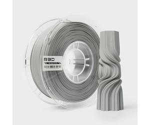 R3D Filament PLA gris mat haute vitesse de 1,75 mm, 1 kg, filament pour imprimante 3D pour impression haute vitesse de 30 à 600 mm/s, précision dimensionnelle +/- 0,02 mm, bobine en plastique de 1 kg