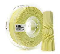 R3D Filament PLA jaune crème mat à grande vitesse de 1,75 mm, 1 kg, filament pour imprimante 3D haute vitesse de 30 à 600 mm/s, précision dimensionnelle +/- 0,02 mm, bobine en plastic de 1KG