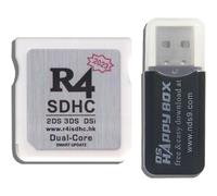 R4 HK SDHC Dual Core Update Adapter Memory Card for NDS DS DSI 2DS 3DS New 2DS New 3DS XL, No Game Timebomb