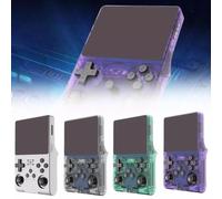 R40S Pro Retro Handheld Game Console, 3.5-inch HD Color Screen RK3326 1.5GHz, OTG HDMI Output Linux Open-Source System Portable Handheld Video Gaming Console with Dual Joysticks