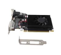 R5230 2G DDR3 Graphics Card 64 Bit Low Profile PC Video Card with Single Fan DVI VGA High Definition Multimedia Interface for Everyday Computing and Home Office