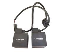 R55 150 210 220 225-5 Bobine de sécurité for électrovanne pilote, accessoires for excavatrice, alésage intérieur 13 mm, hauteur 39 mm(DC24V)