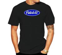 R5YGxdsewws Peterbilt-Rare-Logo-Trucks-Trucker-s-Black-T-Shirt