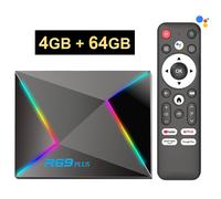 R69 Plus boîtier TV à commande vocale Ultra HD 8K Allwinner H728 Octa Core prise en charge Netflix tv box WIFI 6 décodeur - Type 4GB 64GB
