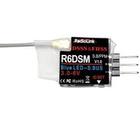 R6dsm Rc Récepteur Mini 2.4ghz 10 Canaux Sbus/Ppm Pour Mini Fpv Racing Drone,Quadcopters Aircraft,At9s At9s Pro/At10/At10ii Transmitter