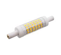 R7S 6W 78mm Ampoules LED en Céramique 70xSMD2835 Blanc Chaud 3000 K 480lm - intensité non variable - J Type à double extrémité 60 W R7s Ampoule halogène de remplacement