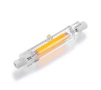 R7S ampoule LED tube de verre COB 78 MM 118 MM 15 W 20 W 30 W 40 W remplacer la lampe halogène amparda Diode Spot Light AC 110 V 220 V blanc chaud-20 W 78 MM_2 pièces