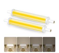 R7S LED 118mm Dimmable, 7.7W 230V 850LM Blanc Naturel 4000K R7S Ampoules LED, Équivalent Pour 100W J118 R7S Ampoules Halogènes, Pas De Flicker, 2PCS