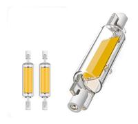 R7S LED 78mm Dimmable 10W R7S Ampoules LED COB Equivalent Crayon Halogène lot de 2 AC 220-240V 80W-100W 2700K
